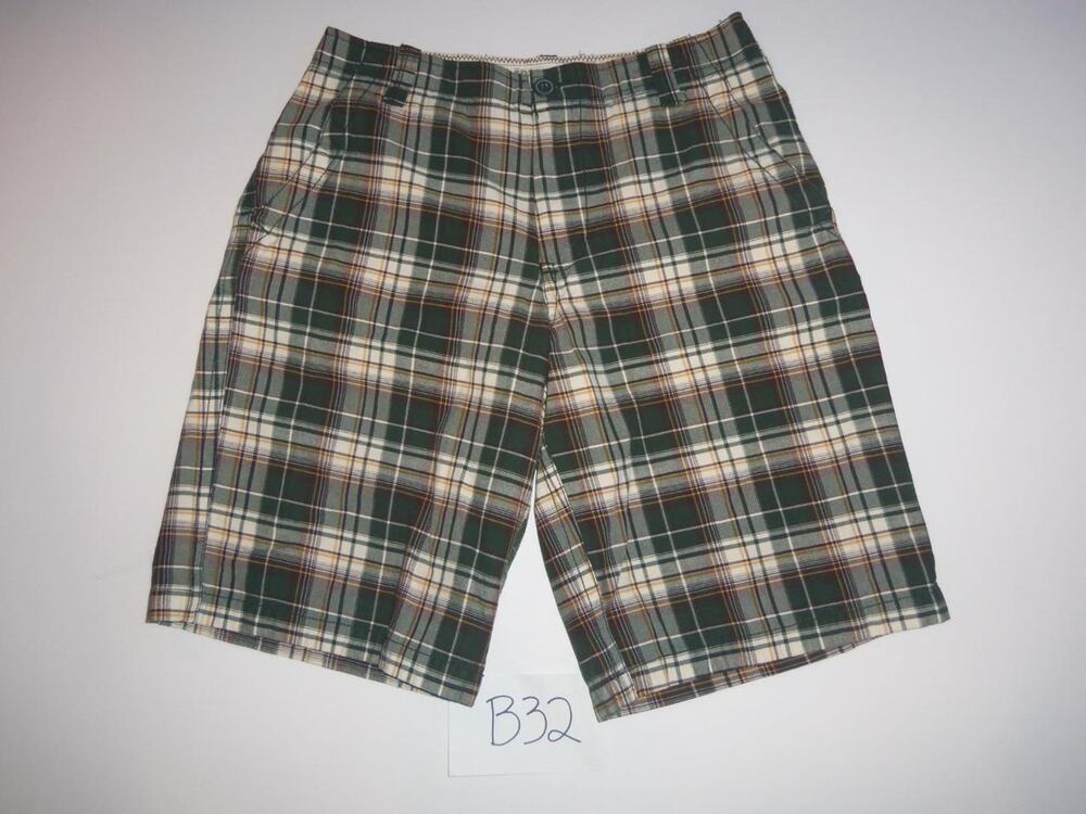 Aeropostale Plaid Shorts Size 30 -0618B32